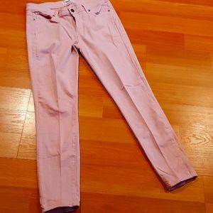 Paige jeans, like new, size 30, waist 32, Inseam 28, soft pink